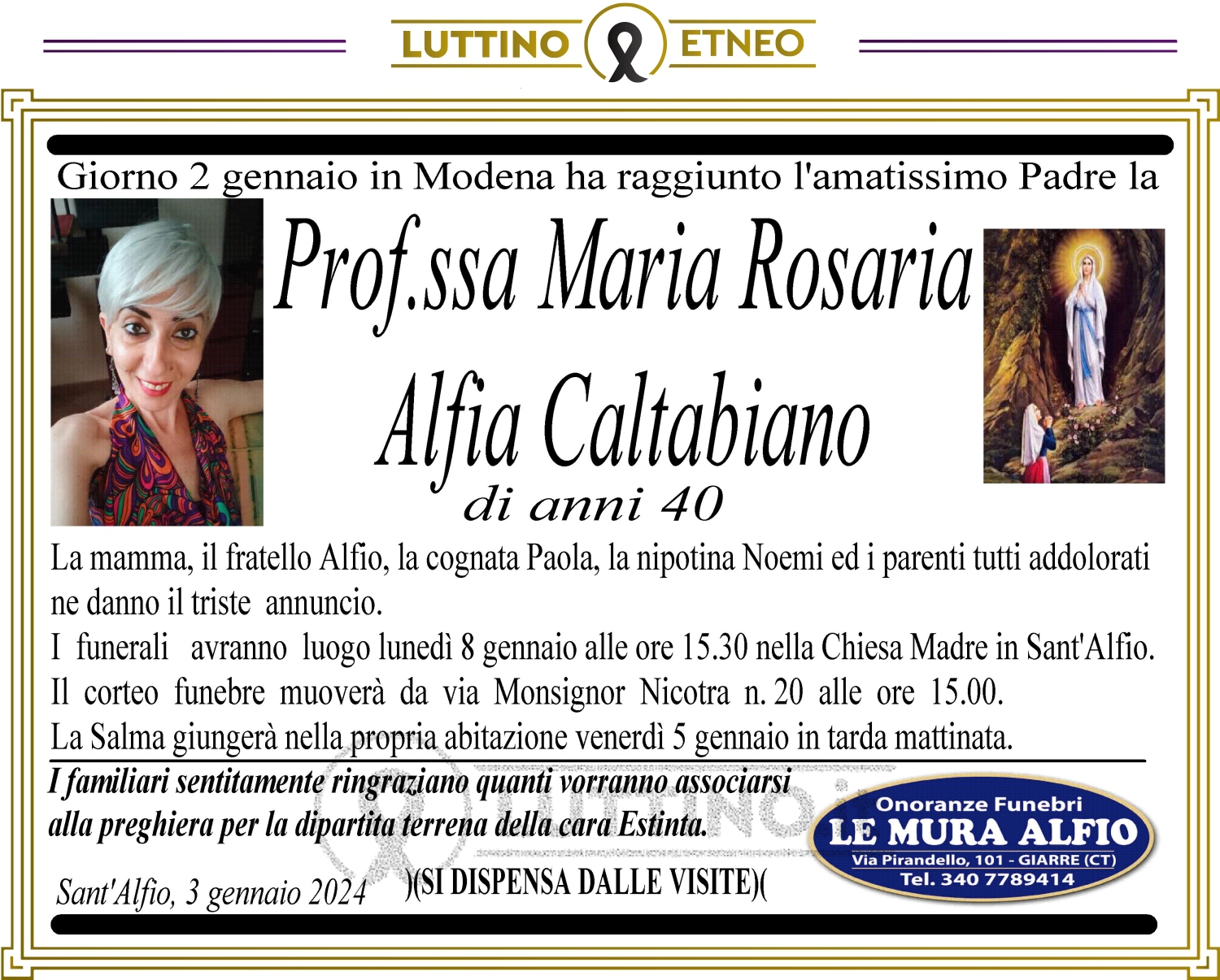 Maria Rosaria Alfia Caltabiano